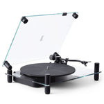TRANSPARENT TURNTABLE - BLACK