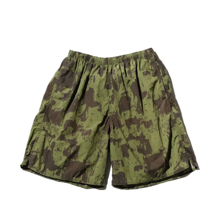 BEAMS PLUS MILITARY NYLON ATHLETIC SHORTS - CAMO