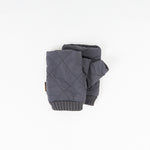 GO OUT QUILT GLOVES - GREY