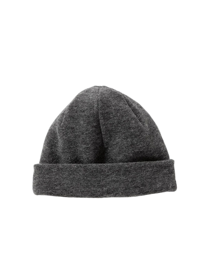 WOOL KNIT CAP - HEATHER CHARCOAL