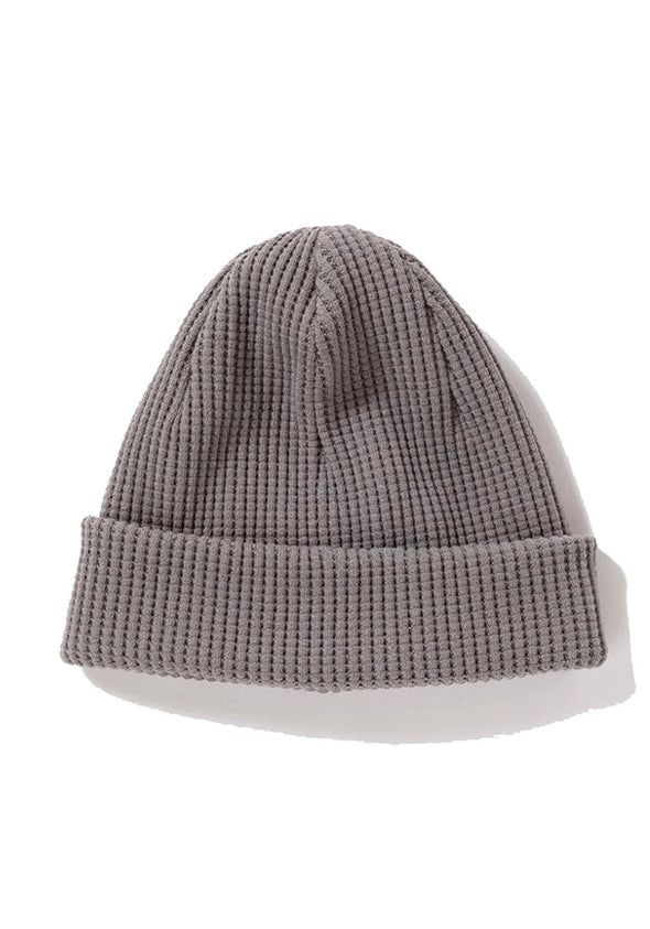 WAFFLE KNIT CAP - FALCON GREY