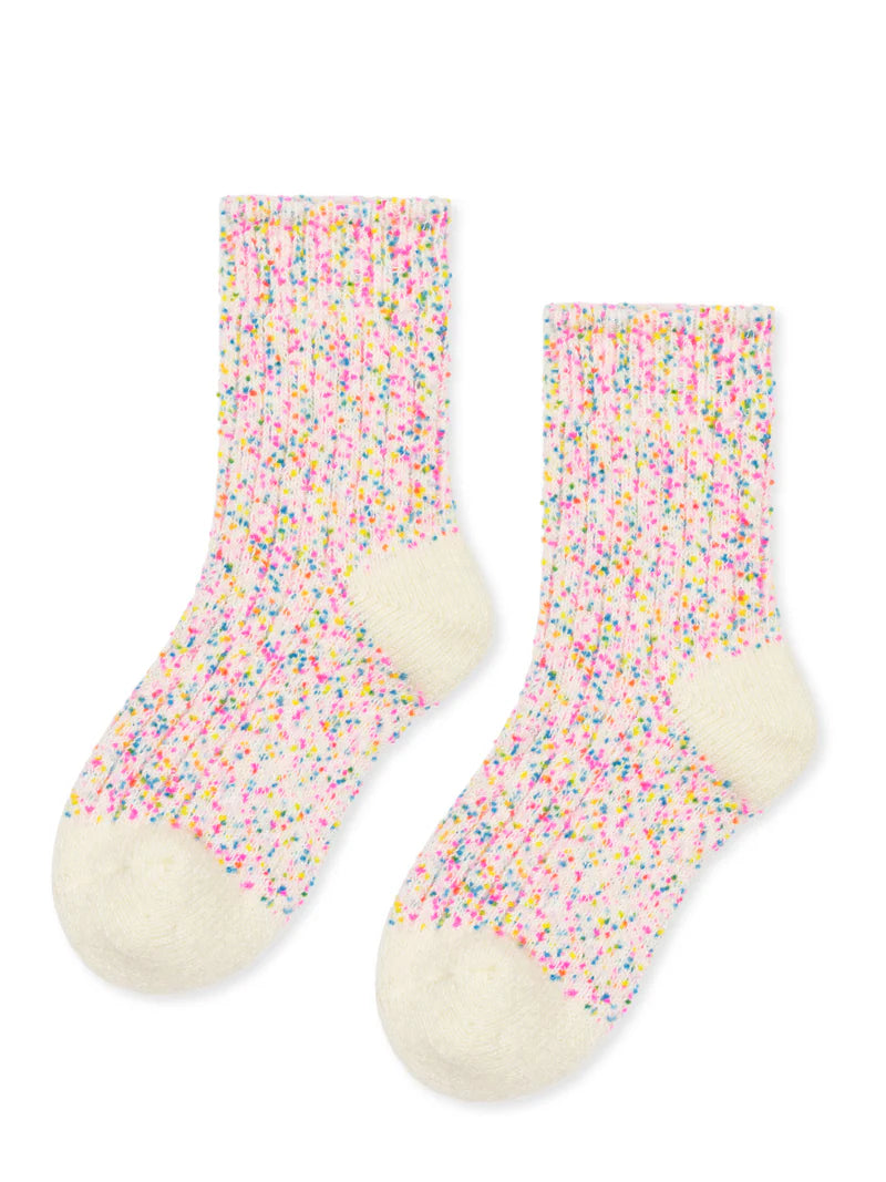 DISCO SHORT CREW SOCK - MULTI