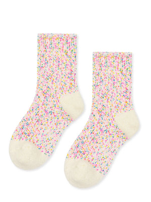 DISCO SHORT CREW SOCK - MULTI