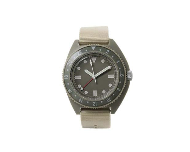 BEAMS PLUS MILITARY TRAVEL WATCH P24 - SAGE