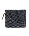 FLAT POUCH - DARK INDIGO SASHIKO