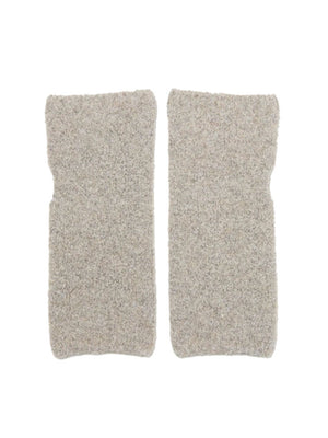 SEAMLESS HAND WARMER WOOL FLEECE - BEIGE