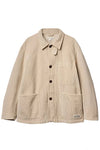 GOOD BASIC ORGANIC COTTON CORDUROY JACKET - NATURAL