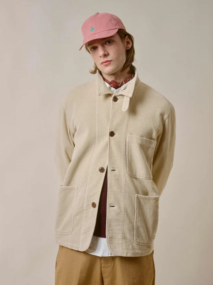 GOOD BASIC ORGANIC COTTON CORDUROY JACKET - NATURAL