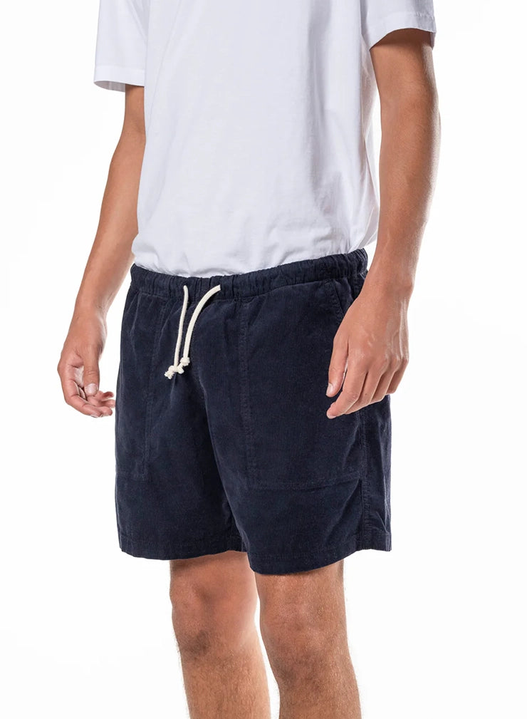 FORMIGAL BABY CORD SHORTS - DARK NAVY