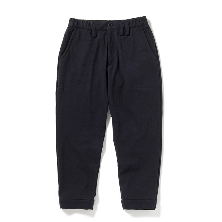 STRETCH ANKLE TROUSERS - DARK NAVY
