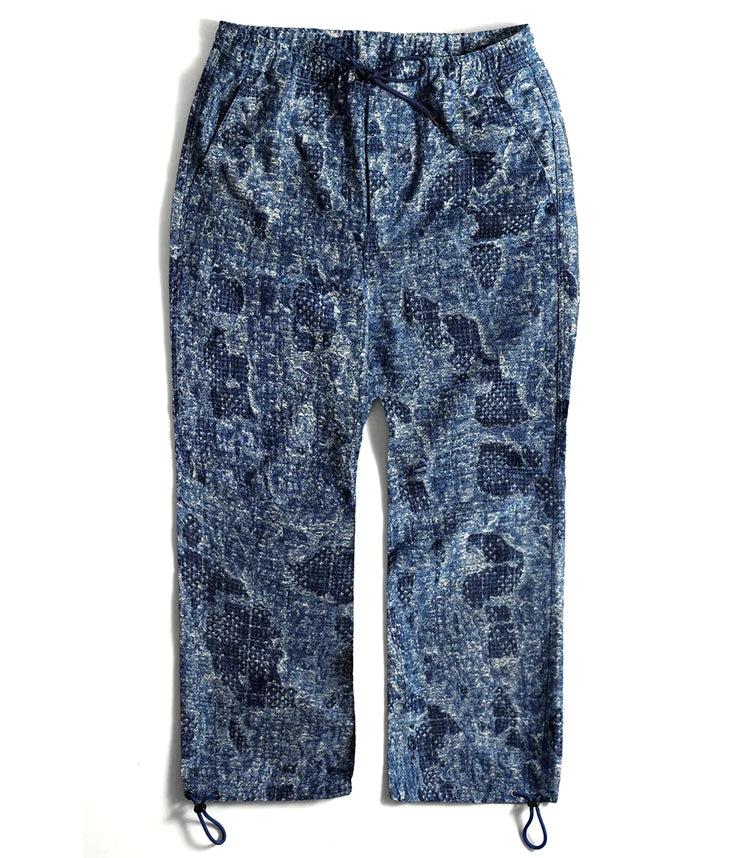 JACQUARD BORO PANTS - INDIGO