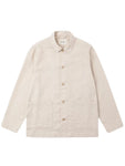 ORMISTON LINEN WAFFLE JACKET - ECRU
