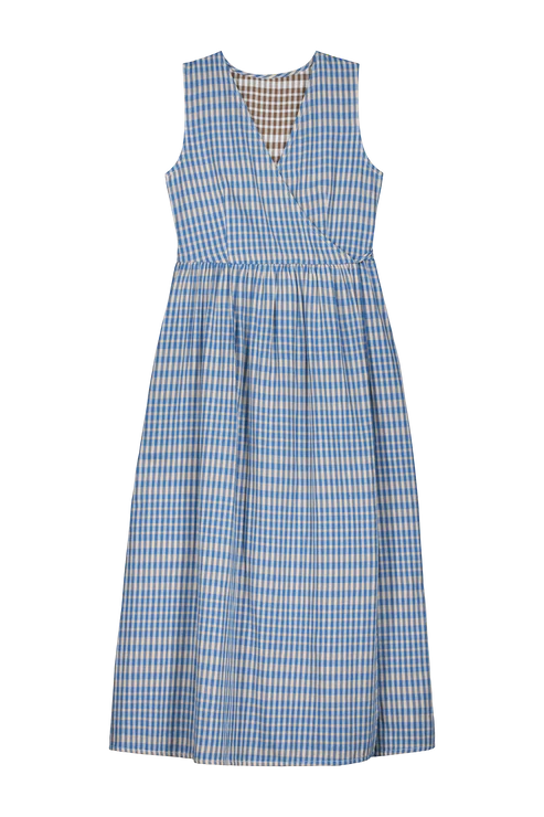 OUTLINE REVERSIBLE DRESS - DUO CHECK