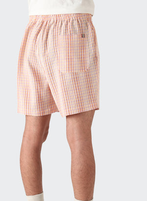 OLBIA SHORTS - WHITE PEACH