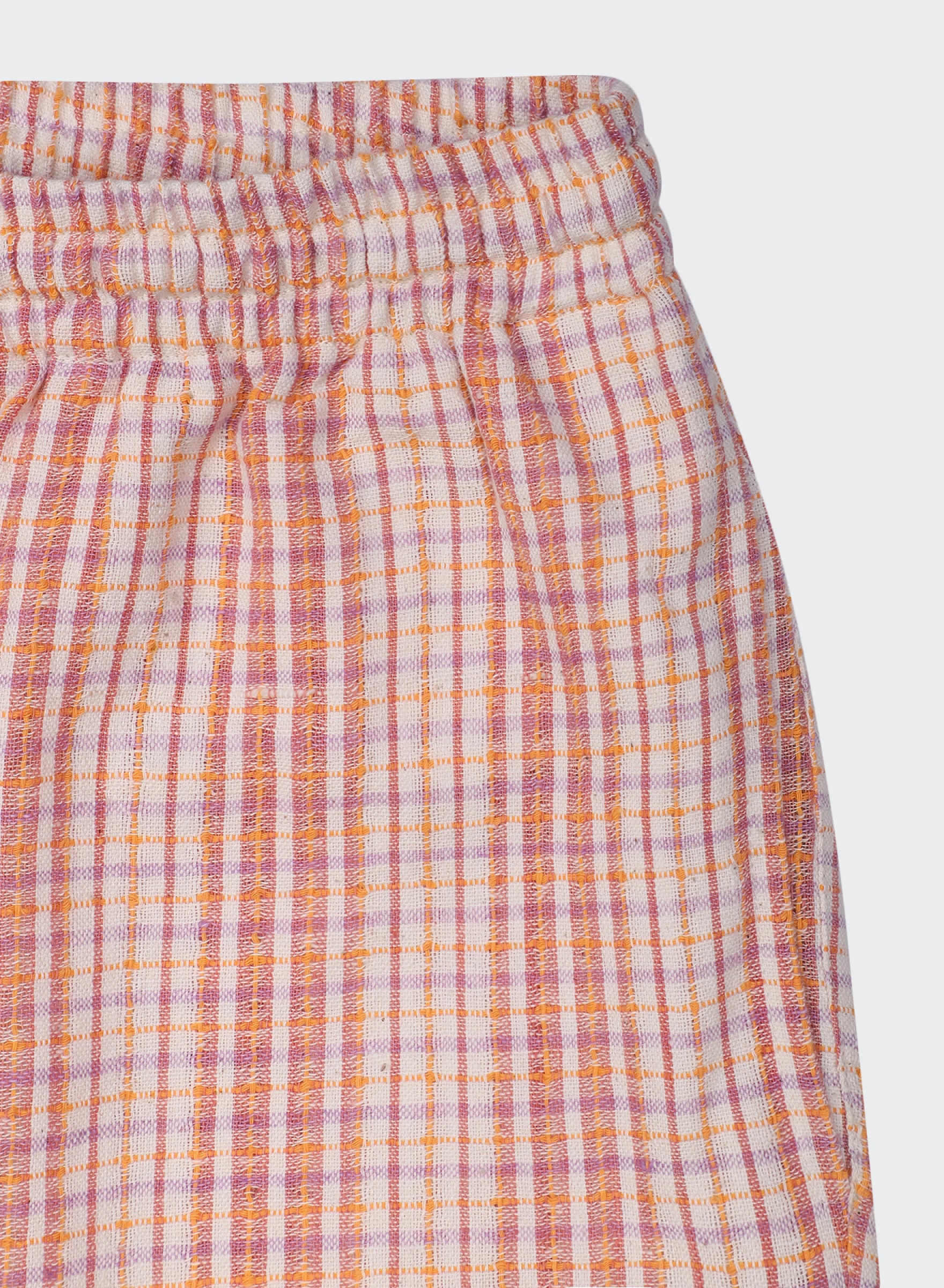 OLBIA SHORTS - WHITE PEACH