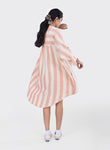 ANEEK OVERSIZE SHIRT DRESS - TRANSCENDENT PINK