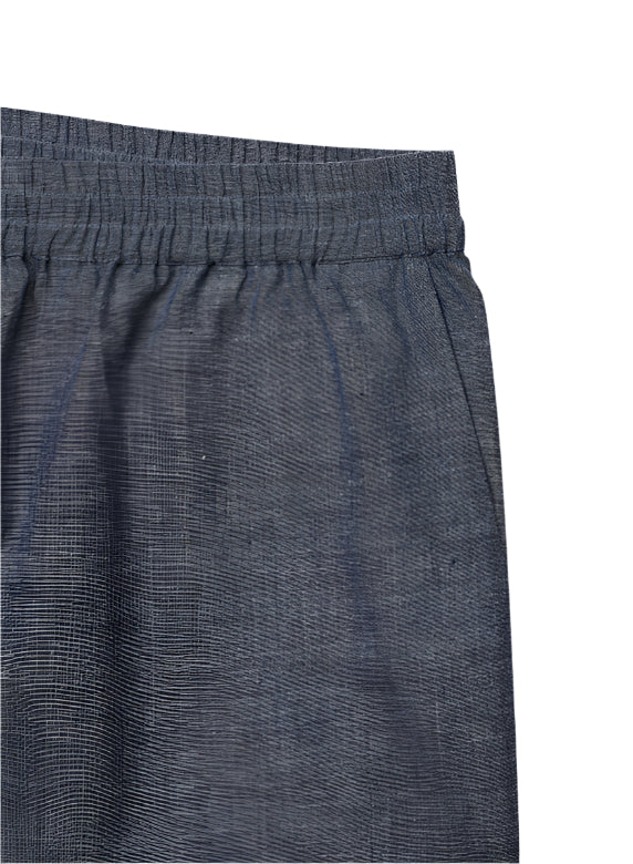 OLBIA W SHORTS - KHADI CHAMBRAY