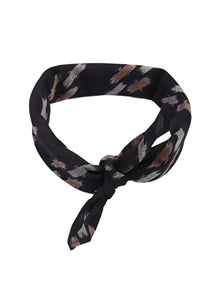 BANDANA - IKAT BLACK