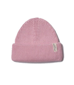 ORGANIC COTTON BEANIE - DUSTED PINK
