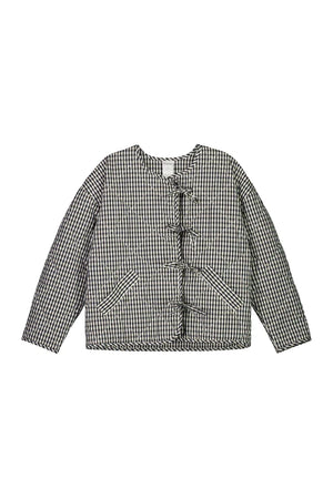 QUILTED JACKET- MINI CHECK