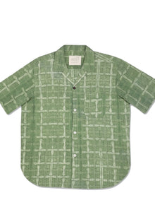 RONEN CAMP COLLAR SHORT SLEEVE SHIRT - MINT