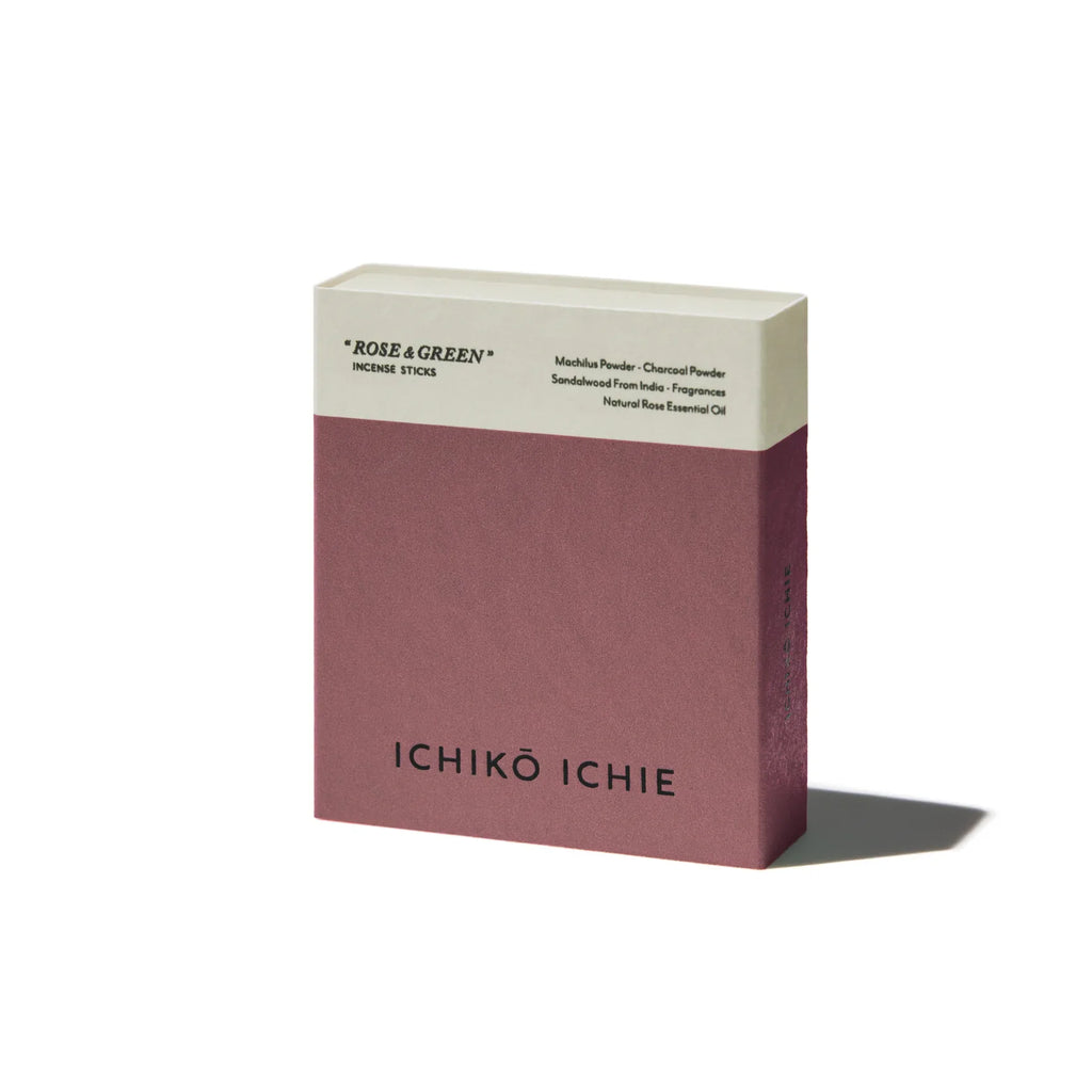 ICHIKŌ ICHIE INCENSE - ROSE & GREEN