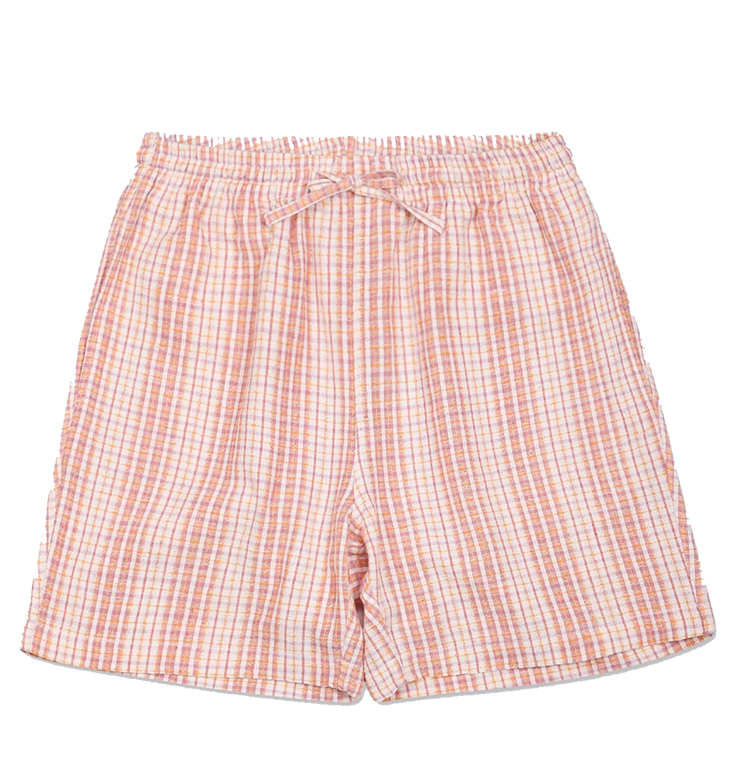 OLBIA SHORTS - WHITE PEACH