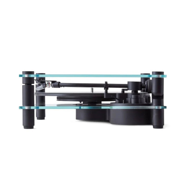 TRANSPARENT TURNTABLE - BLACK