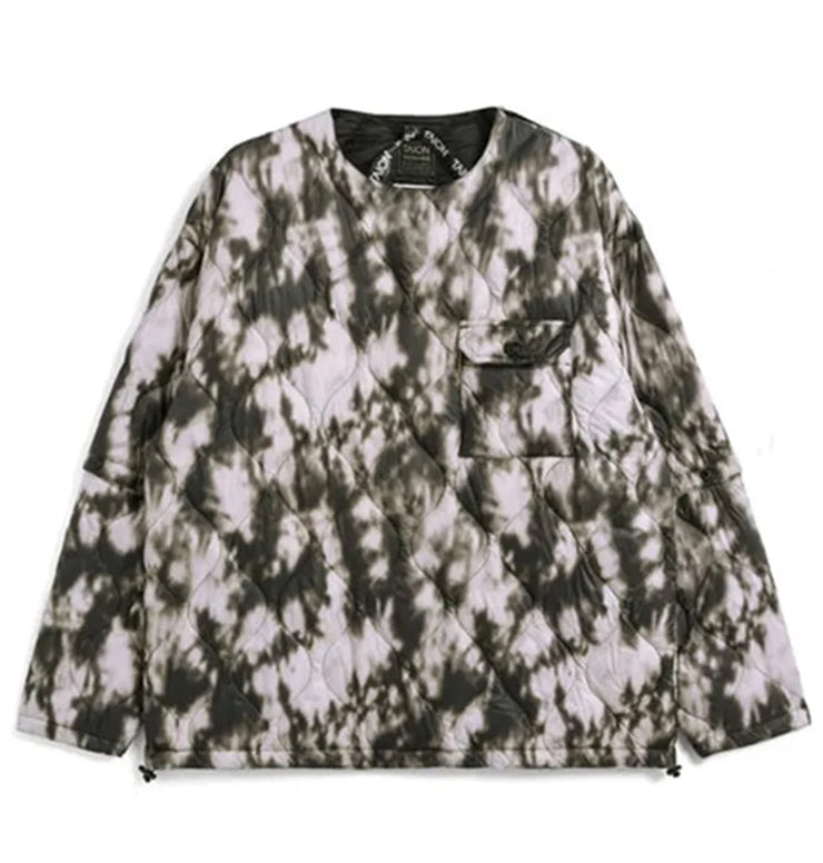 MILITARY DETACHABLE SLEEVE JACKET - WINTER TIE-DYE