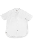 ENGINEERED SEERSUCKER WEAVE BUTTON-DOWN SHORT-SLEEVED SHIRT - WHITE