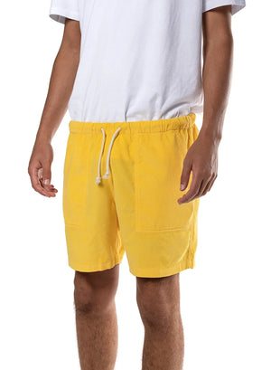 FORMIGAL BABY CORD SHORTS - YELLOW