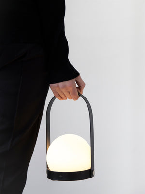 CARRIE PORTABLE LED LAMP - BLACK