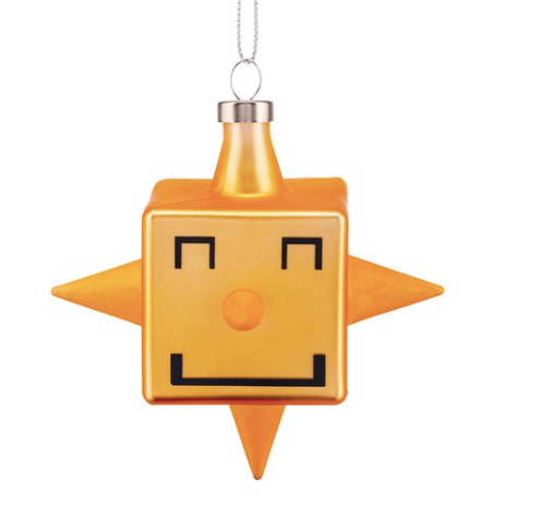 CUBIK STAR ORNAMENT- BLOWN GLASS