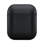 LEATHER CASE FOR EARPODS - BLACK