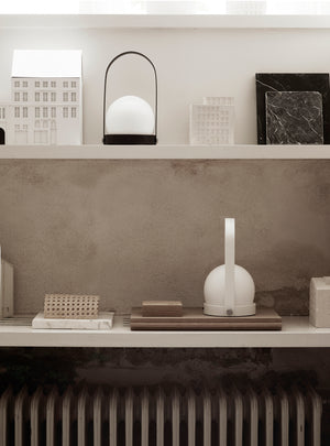 CARRIE PORTABLE LED LAMP - WHITE