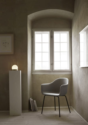 CARRIE PORTABLE LED LAMP - BRUSHED BRASS