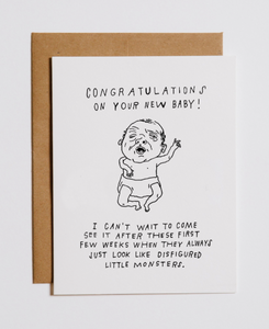 NEW BABY - GREETING CARD