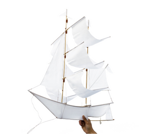 KITE - SAILING SHIP - WHITE