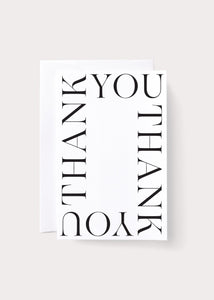 THANK YOU - NOTE CARD