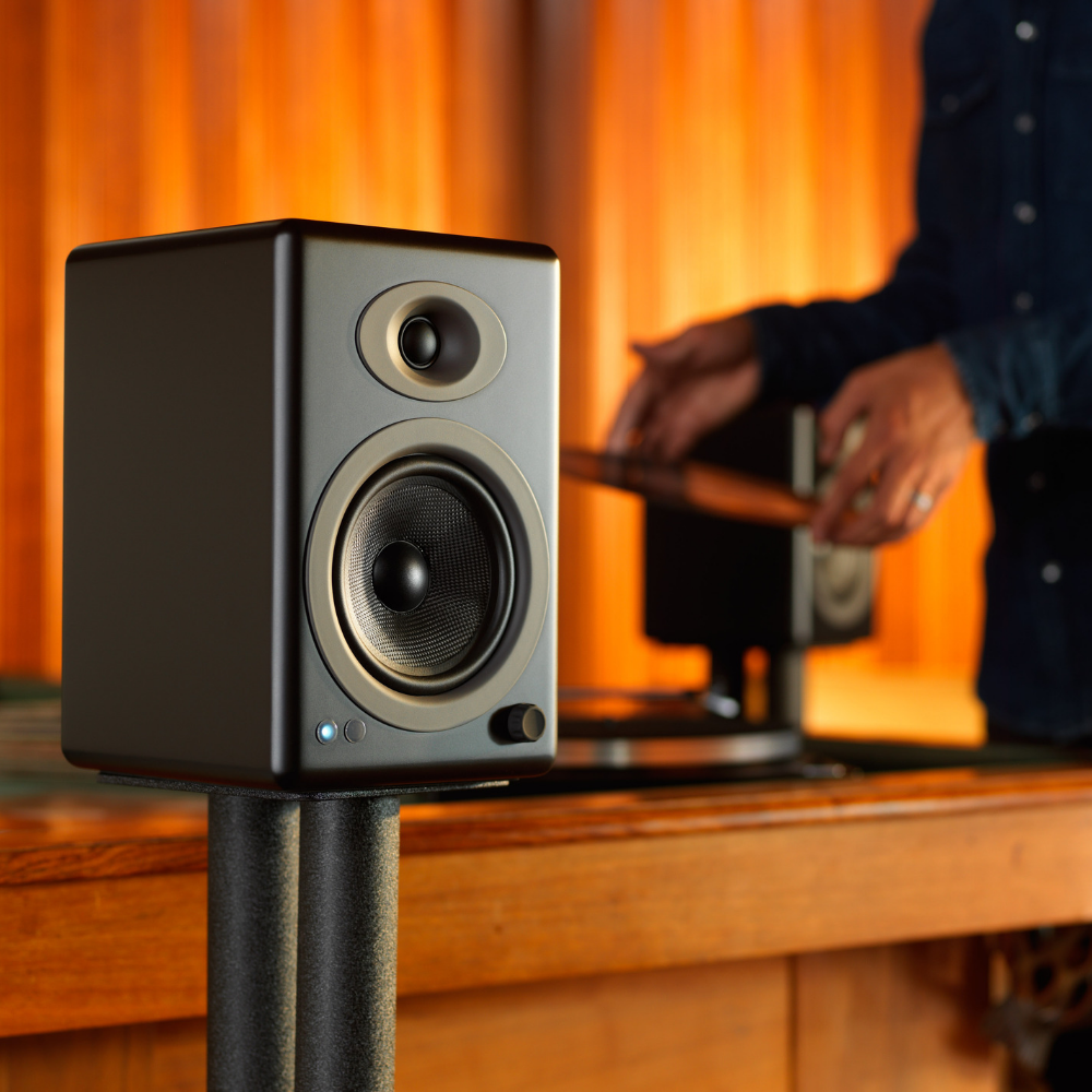 AUDIOENGINE A+5 WIRELESS SPEAKERS - SATIN BLACK – Lennox & Harvey