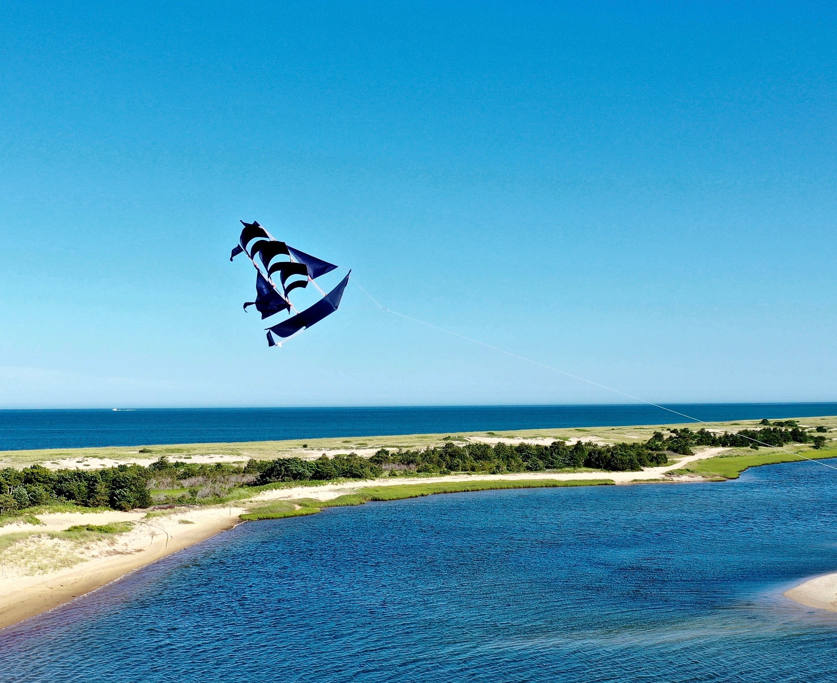 KITE - SAILING SHIP - INDIGO