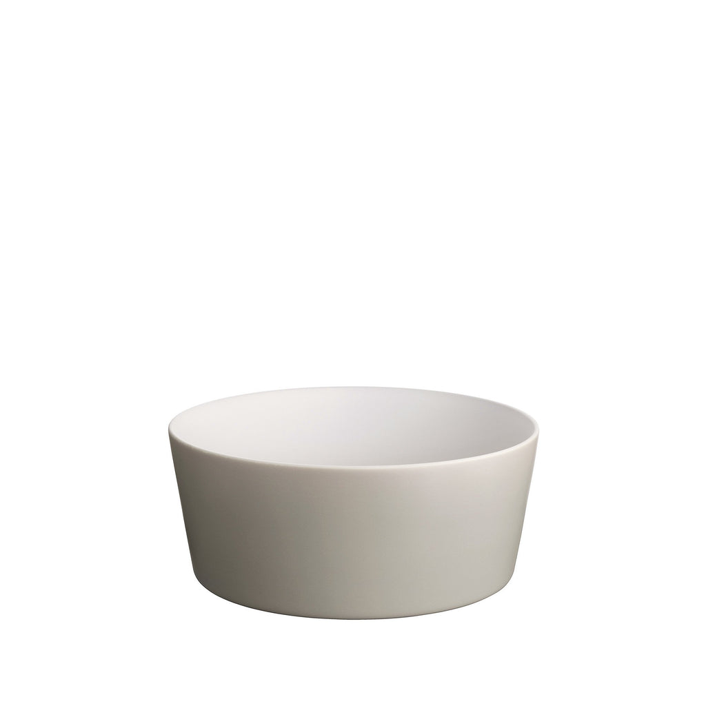 ALESSI - TONALE SERVING BOWL - LIGHT GREY STONEWARE