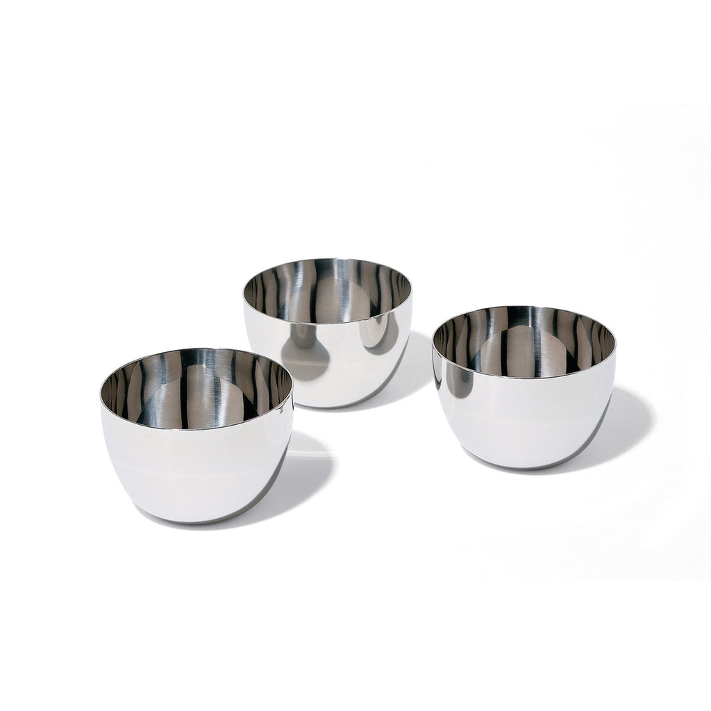 ALESSI - STAINLESS STEEL BOWLS - SET OF THREE